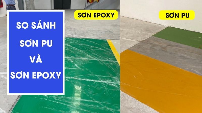 Điểm khác biệt giữa sơn epoxy và sơn Polyurethane